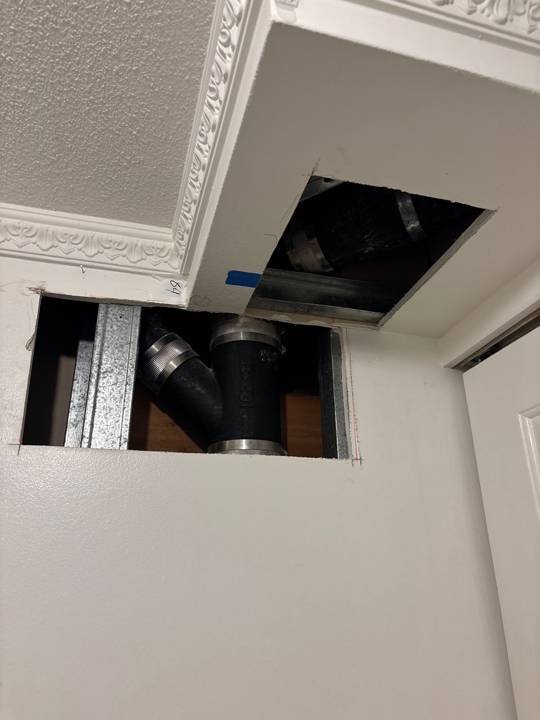 Bulkhead repair, before