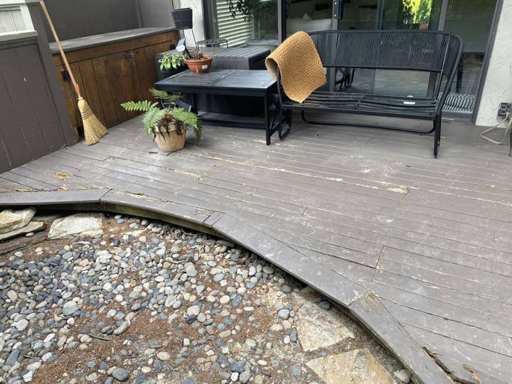 Deck rebuild, before