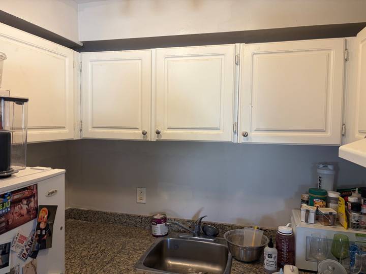 Kitchen cabinet install, after