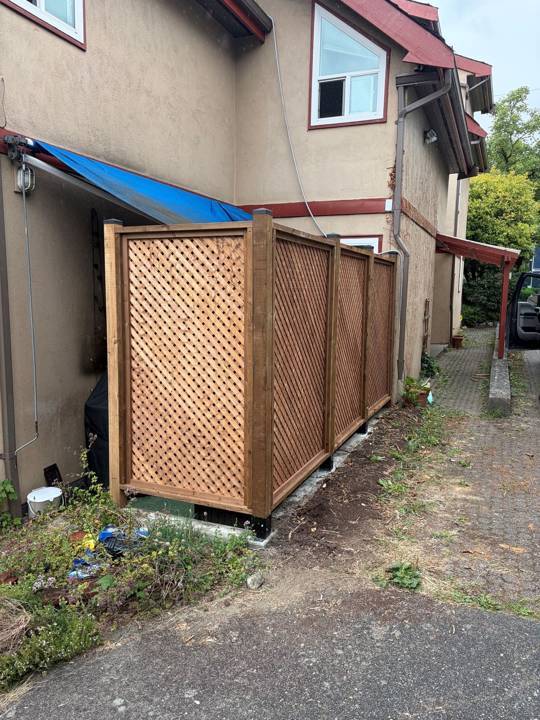 Lattice privacy screen