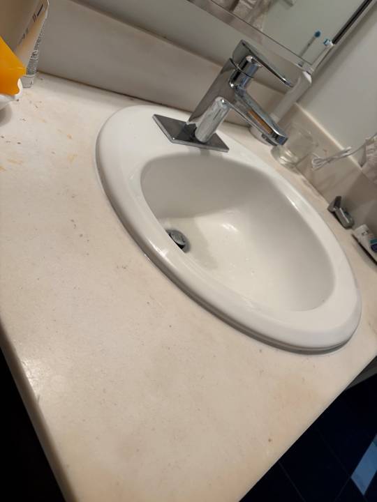 Vanity sink reseal, after